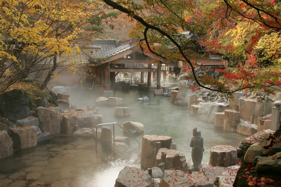 Suối nước nóng Takaragawa Onsen Osenkaku