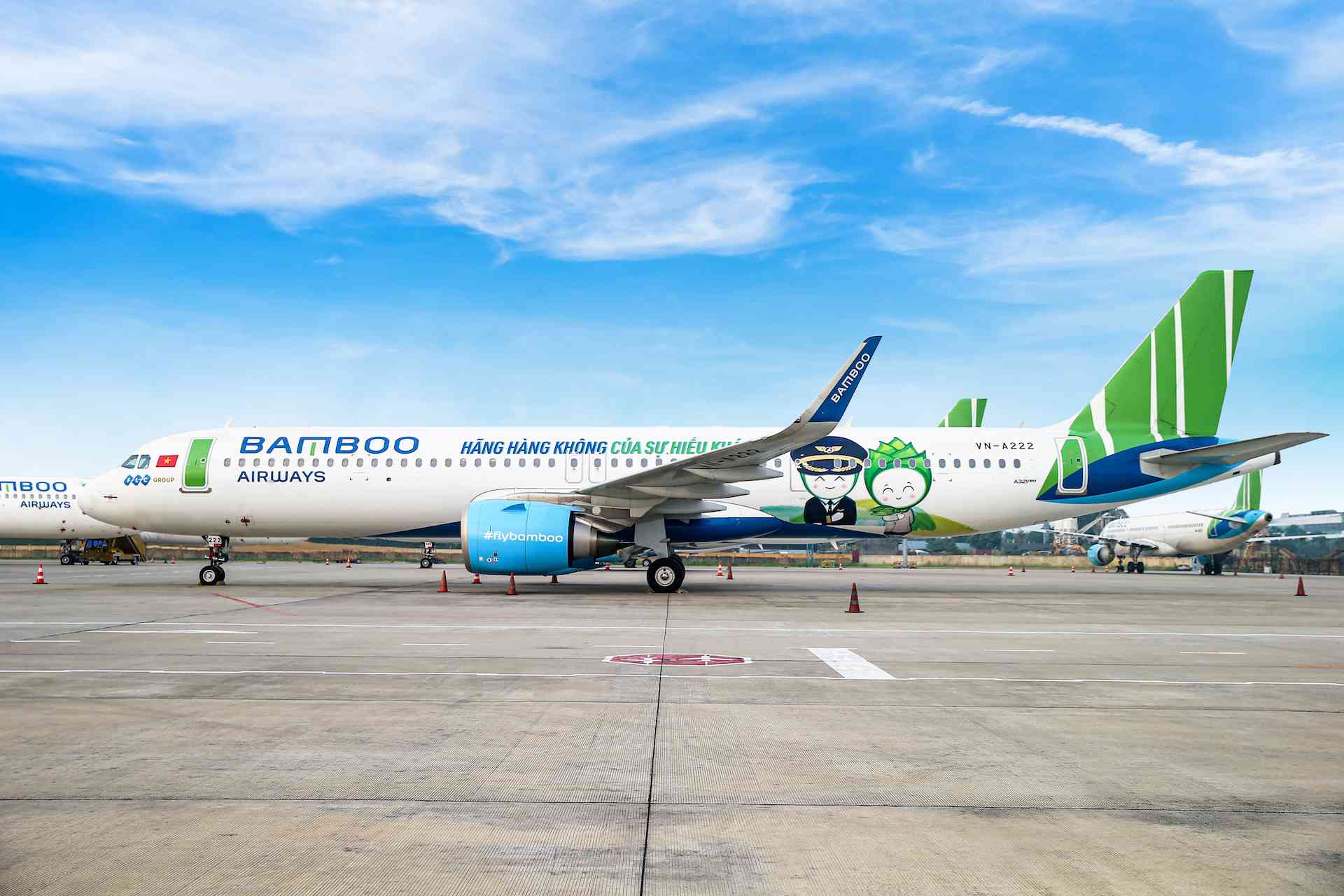 Tàu bay hiện đại của hãng hàng không Bamboo Airways